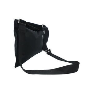 Prada Leather saffiano messenger Crossbody Tessuto Nero bag Black